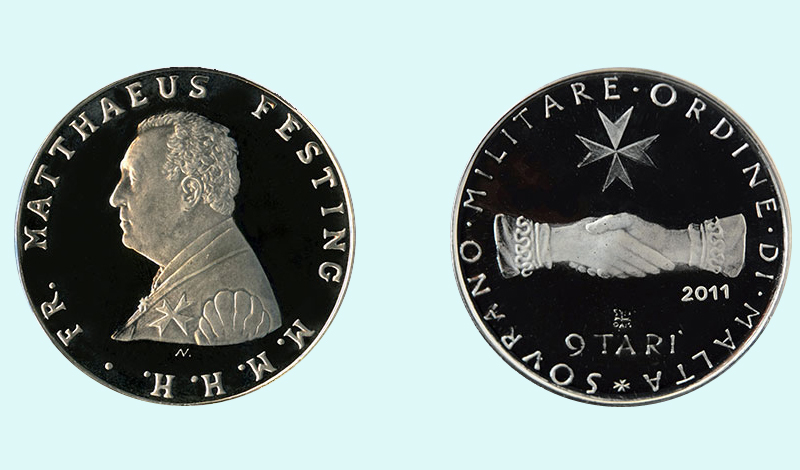 9 Tari Silver Coin