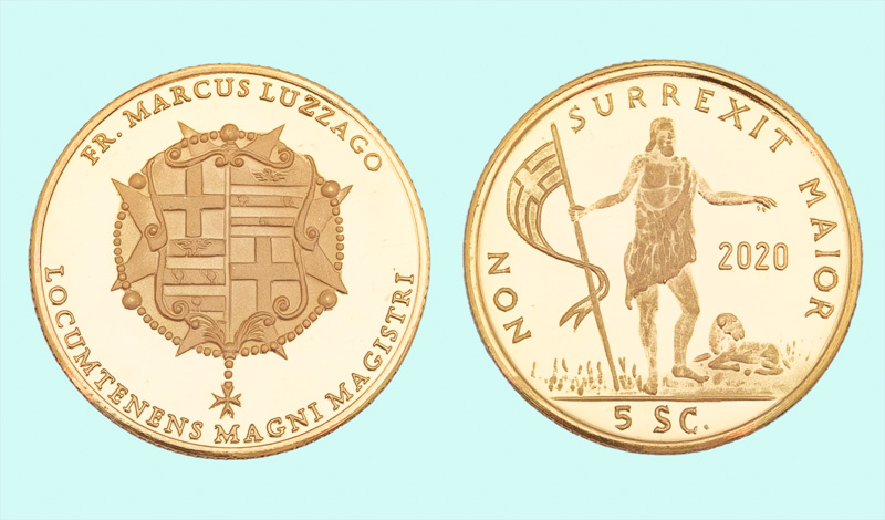 5 Scudi Gold Coin