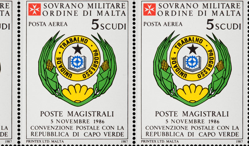 Emissione 105 – Convenzione postale con la Repubblica di Capo Verde