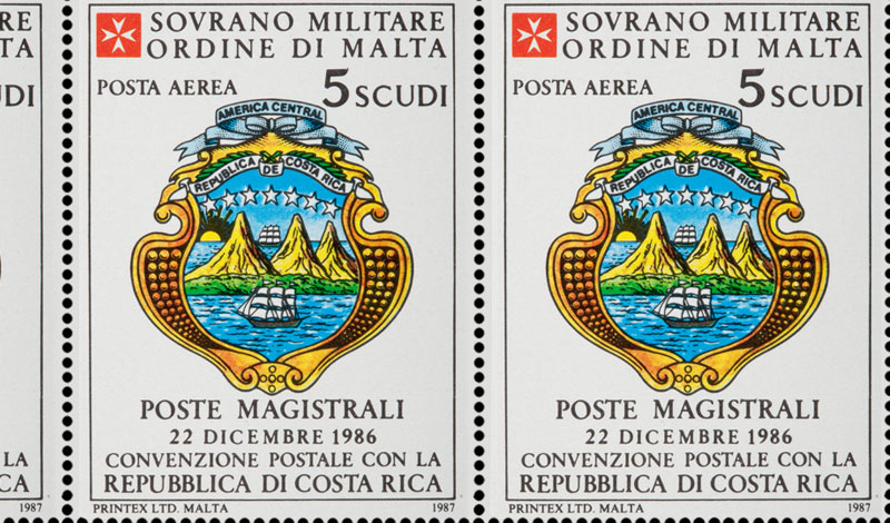 Emissione 108 – Convenzione postale con la Repubblica di Costa Rica