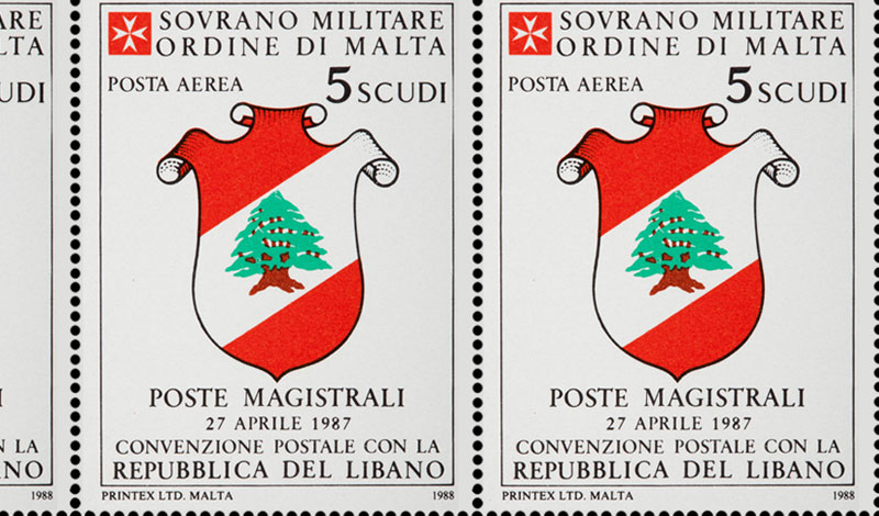 Emissione 123 – Convenzione postale con la Repubblica del Libano