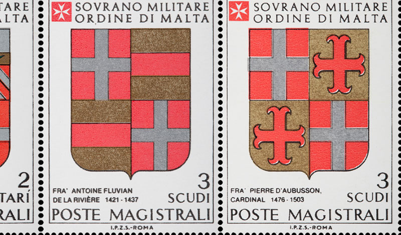 Emissione 136 – Stemmi dei Gran Maestri   (1989)