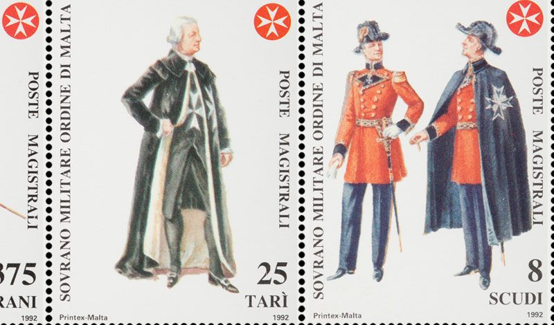 Emissione 177 – Costumi e uniformi del Sovrano Militare Ordine di Malta   (1992)