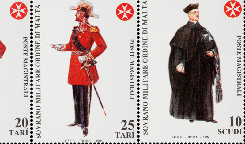 Emissione 202 – Costumi e uniformi del Sovrano Militare Ordine di Malta   (1994)