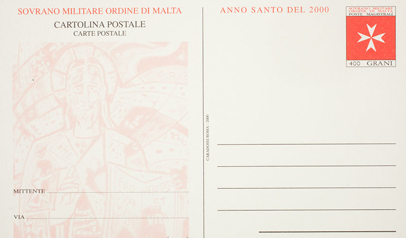 Emissione 264 – Anno Santo del 2000. Cartolina postale