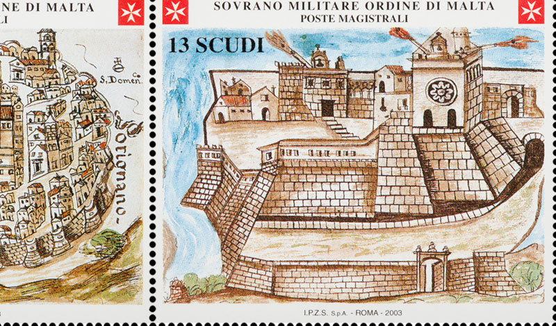 Emissione 310 – Antichi Baliaggi e Commende del Sovrano Militare Ordine di Malta da cabrei