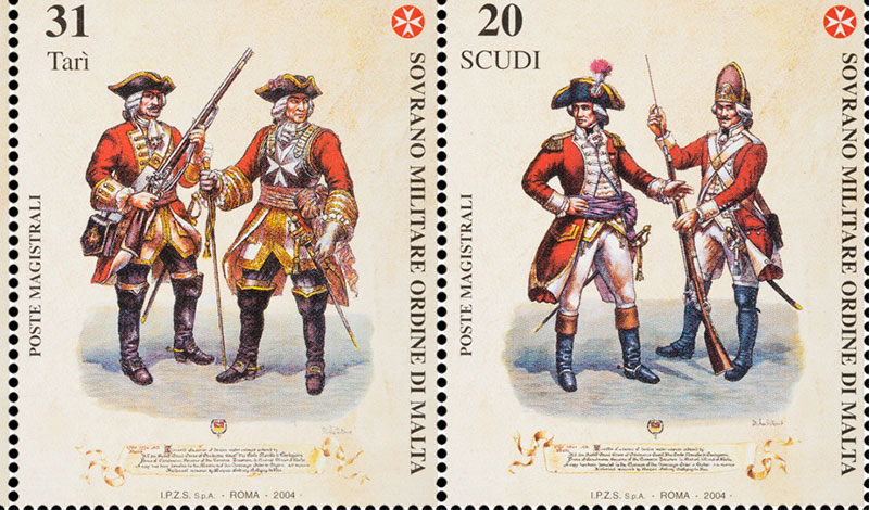 Emissione 320 – Costumi e uniformi del Sovrano Militare Ordine di Malta   (2004)