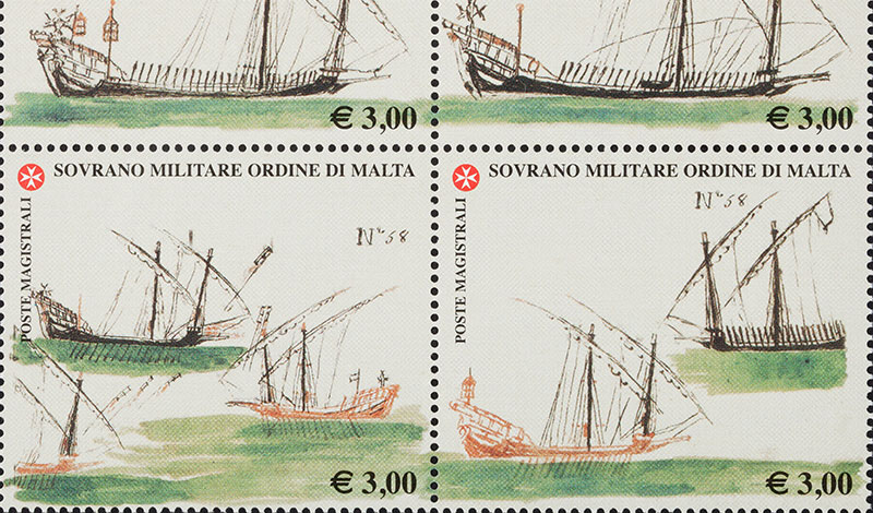 Emissione 356 – Storia della Marina del Sovrano Militare Ordine Ospedaliero di San Giovanni di Gerusalemme di Rodi e di Malta   (II, 2006)