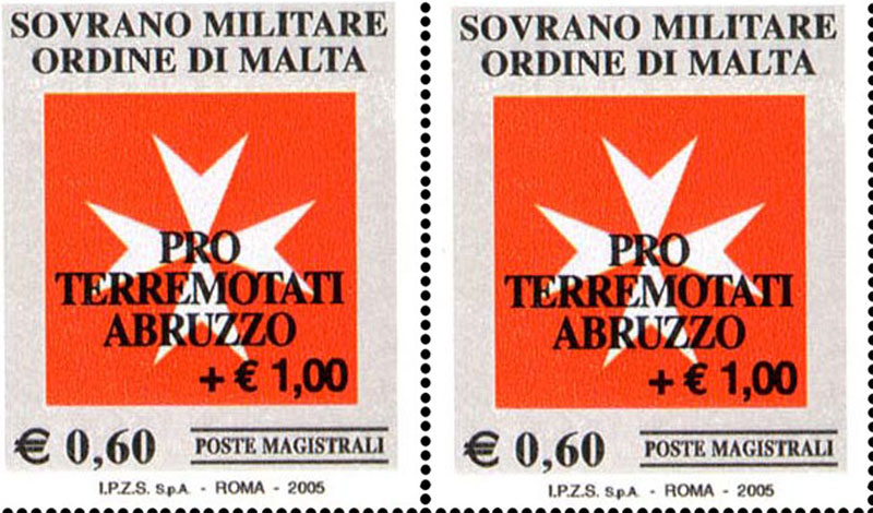 Emissione 391 – Sovrastampa pro terremotati Abruzzo