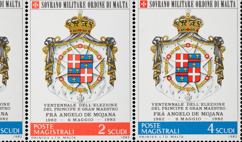 Emissione 65 – Ventennale dell’elezione di S.A. Em.ma Fra’ Angelo de Mojana Principe e Gran Maestro del Sovrano Militare Ordine di Malta