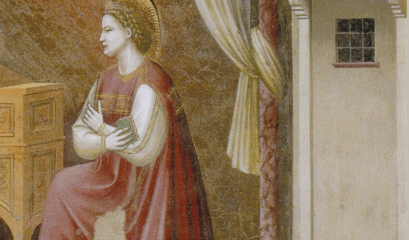 Giotto: Frescoes in the Scrovegni Chapel. Padua. Annunciation