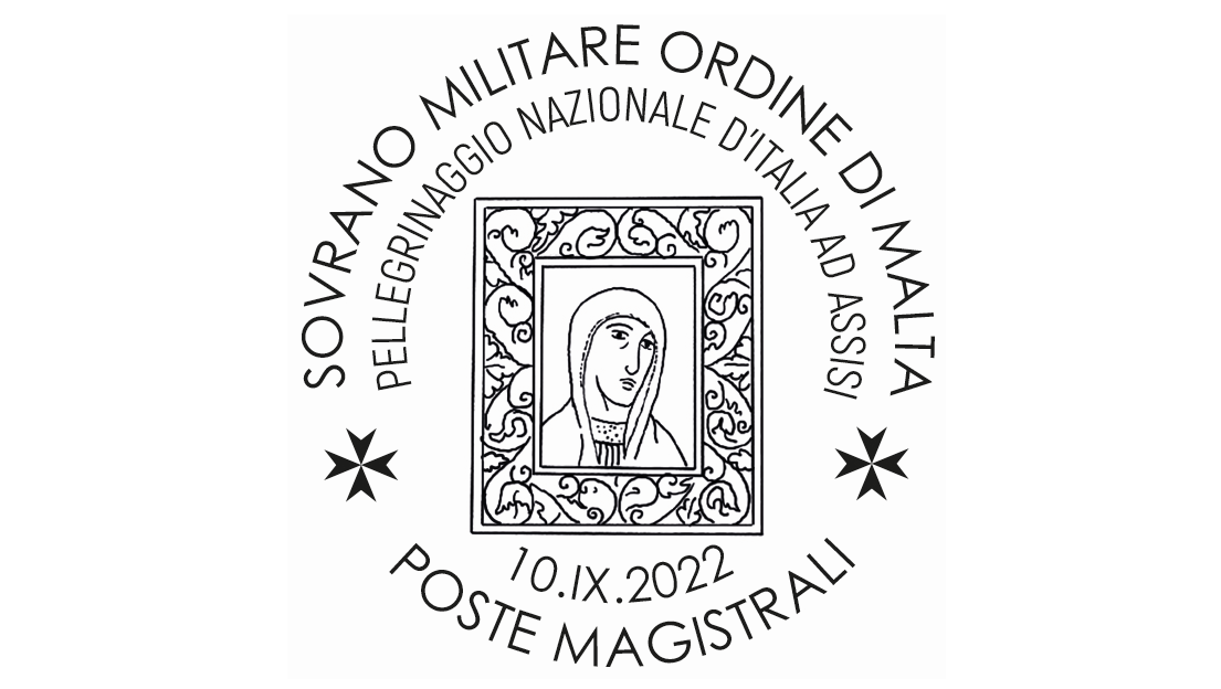 Special postmark – Pilgrimage of the Order of Malta’s Italian members