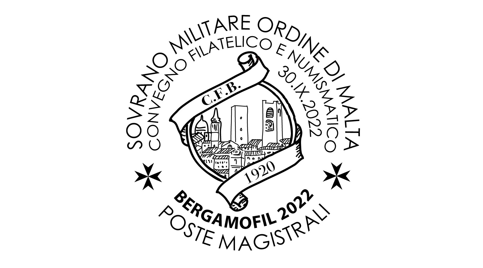 Annullo Speciale – 64° Convegno e Mostra filatelica “Bergamofil 2022”