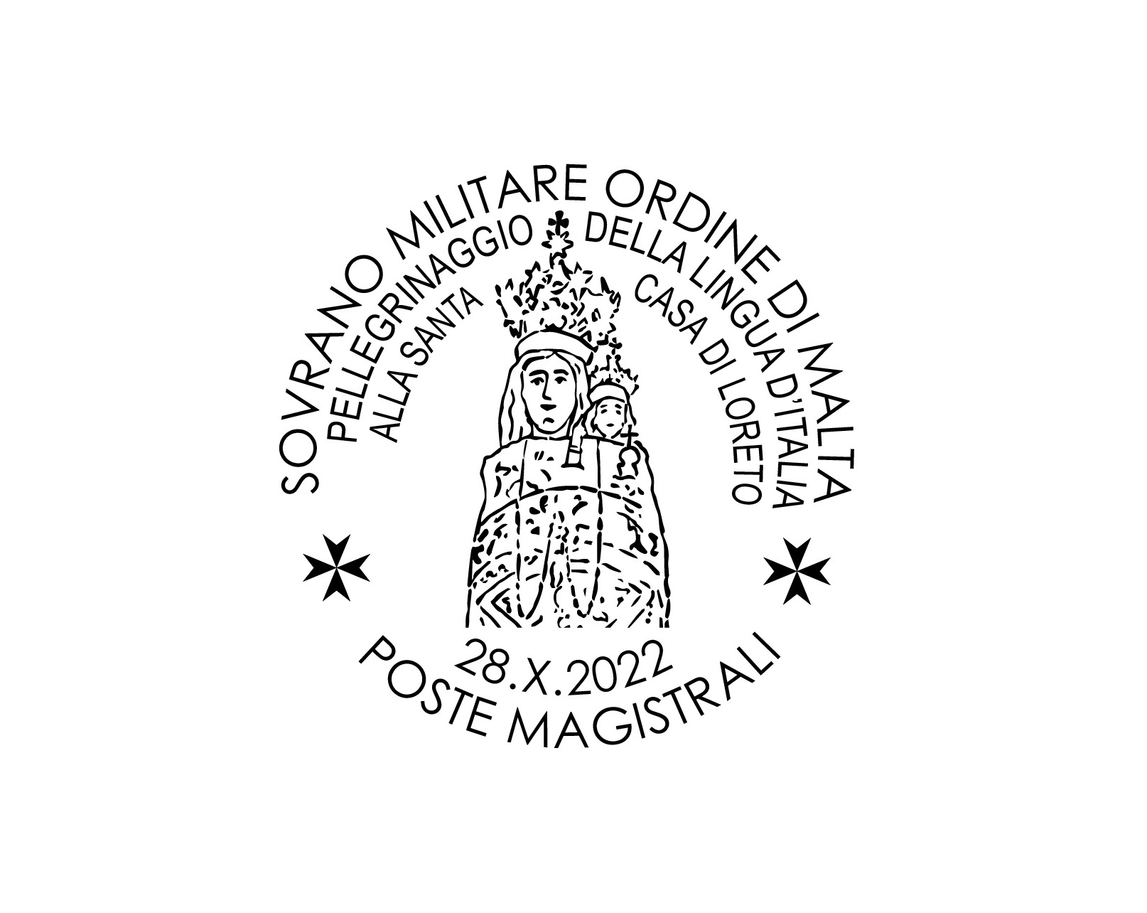 Annullo Speciale – Pellegrinaggio alla Santa Casa di Loreto dei Gran Priorati della Veneranda Lingua d’Italia del Sovrano Militare Ordine di Malta