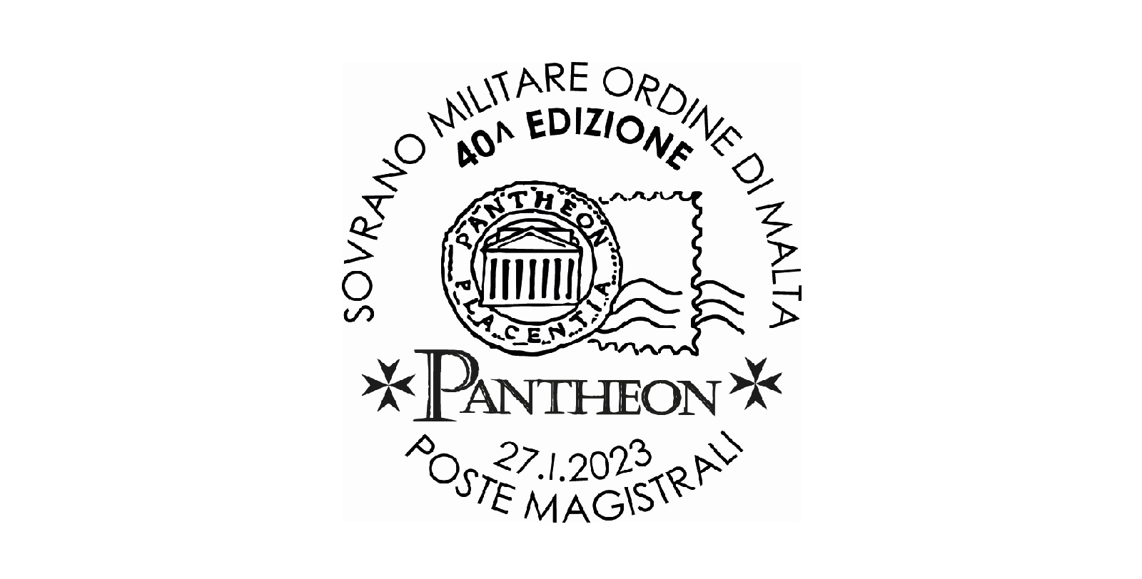 Annullo Speciale – 40^ edizione di Pantheon