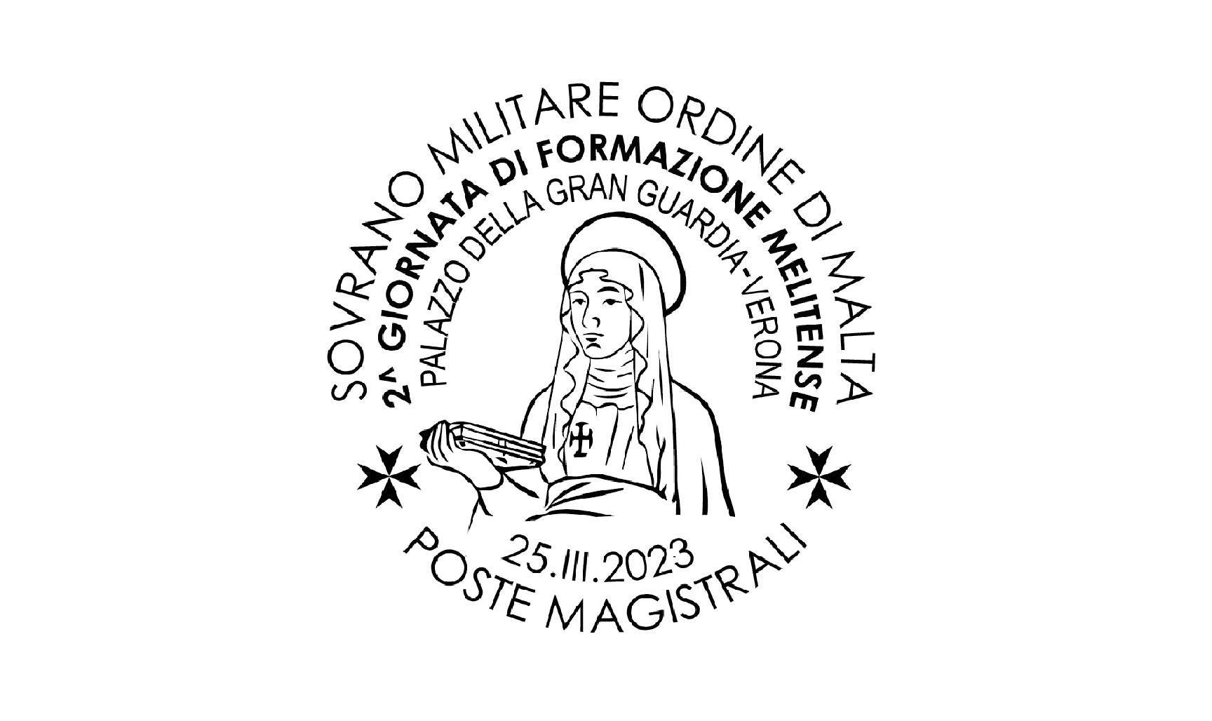 Special postmark – 2nd Training Day of the Order of Malta. Palazzo della Guardia, Verona