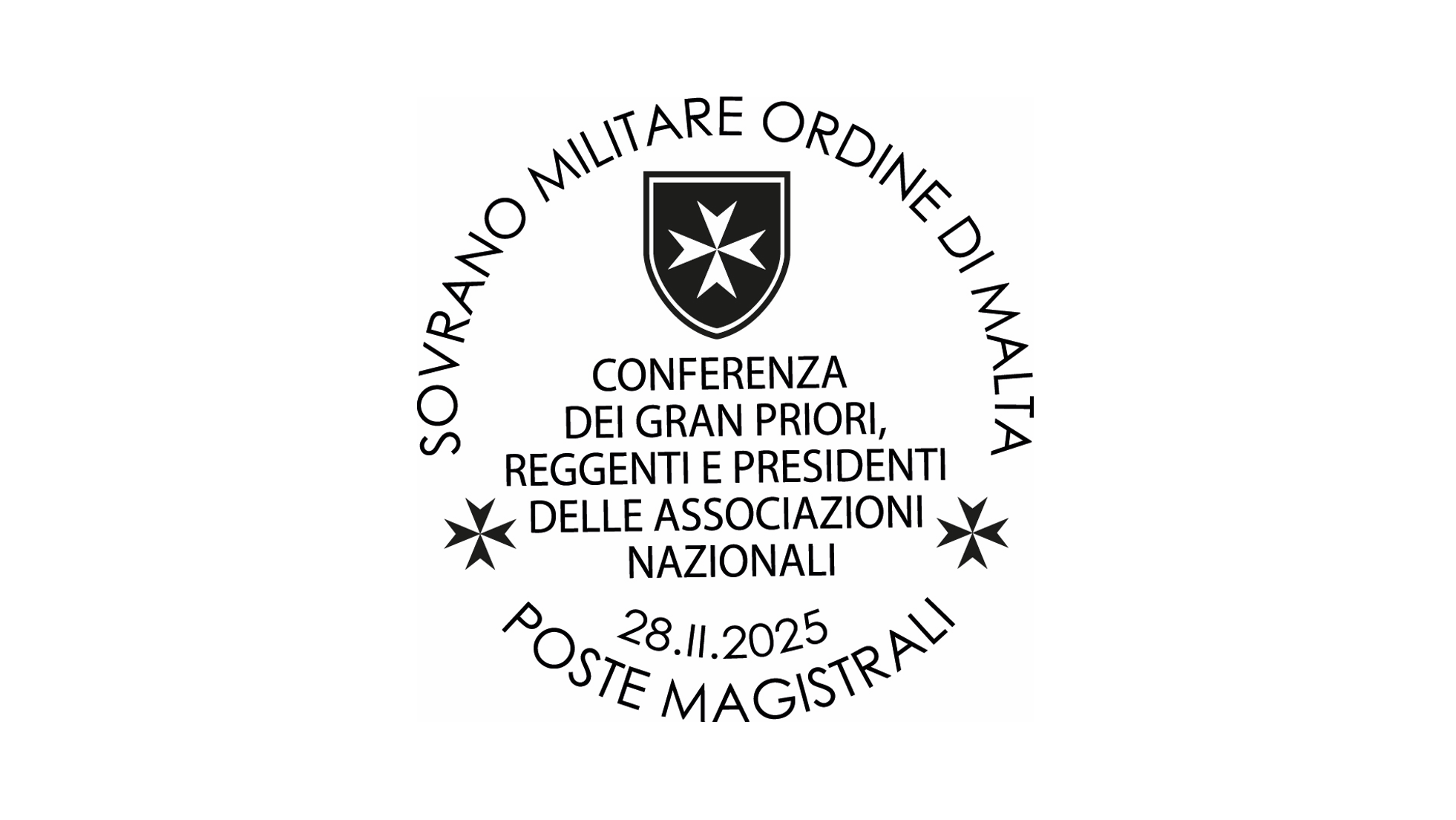 Annullo speciale – Conferenza dei Gran Priori, Reggenti e Presidenti delle Associazioni Nazionali