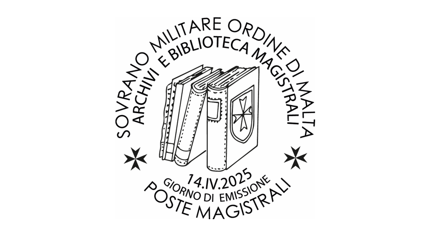 Annullo giorno di emissione – “Le Attività dell’Ordine” dedicata agli “Archivi e Biblioteca Magistrali”