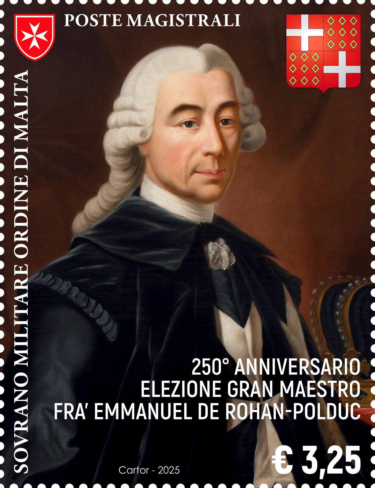 250° Anniversario dell’elezione del Gran Maestro  Fra’ Emmanuel de Rohan-Polduc
