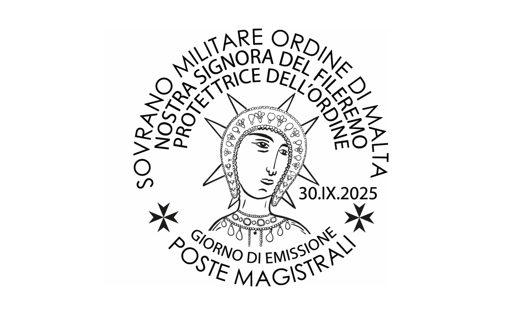 Annullo giorno di emissione – Nostra Signora del Fileremo, Protettrice dell’Ordine di Malta (2025)