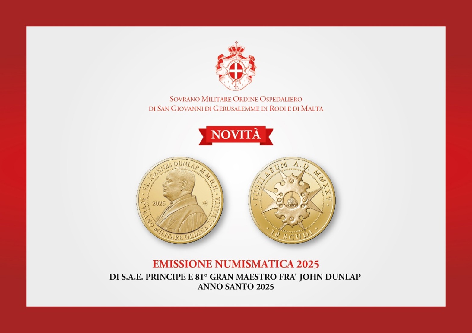 La nuova emissione numismatica 2025