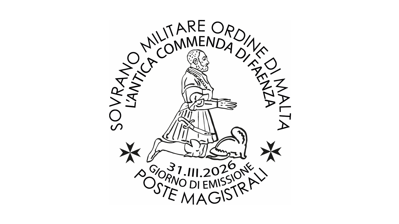Annullo giorno di emissione – Chiese e commende dell’Ordine di Malta: l’antica commenda di Faenza