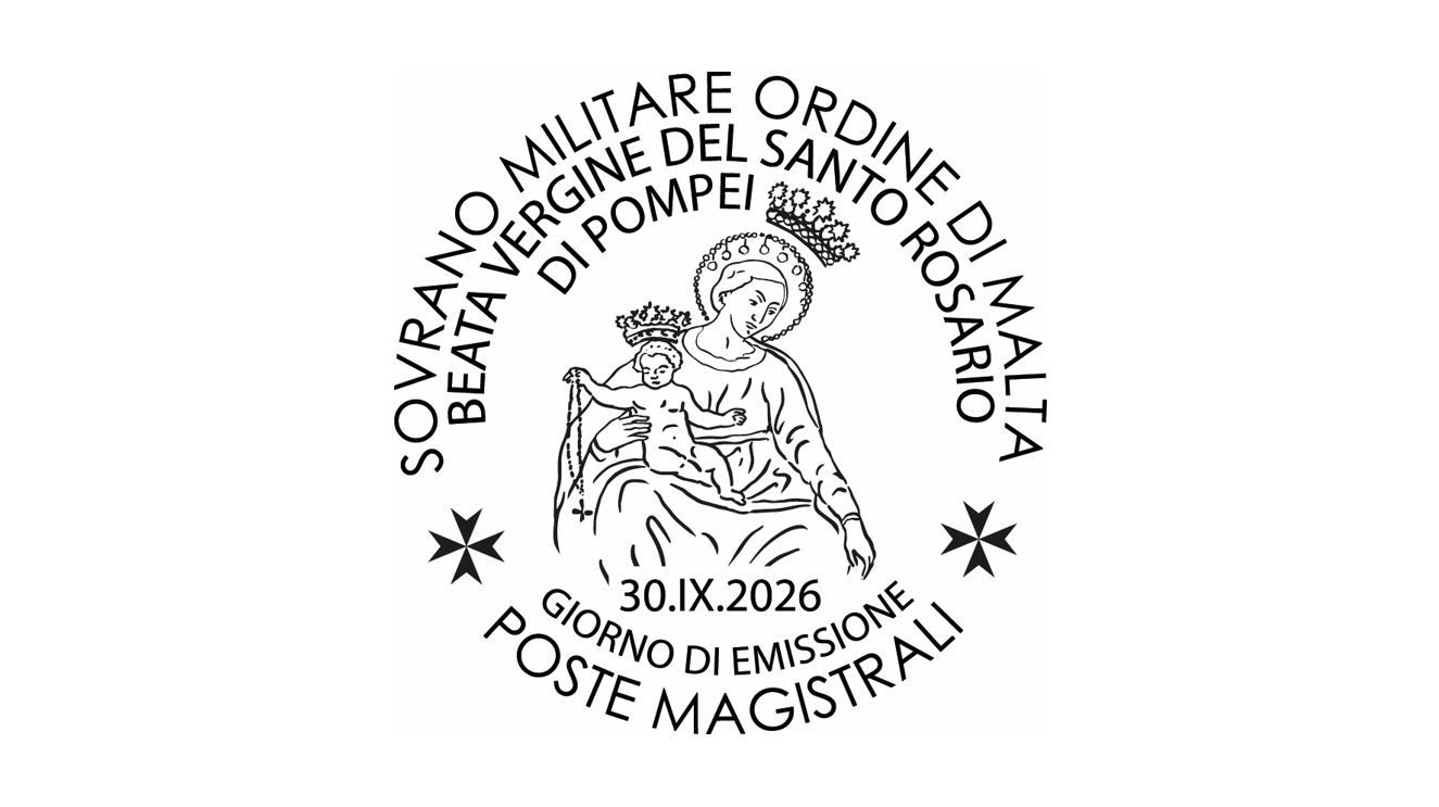 Annullo giorno di emissione – L’iconografia Mariana: la Beata Vergine del Santo Rosario di Pompei